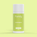 Tube of Purely lemongrass deodorant