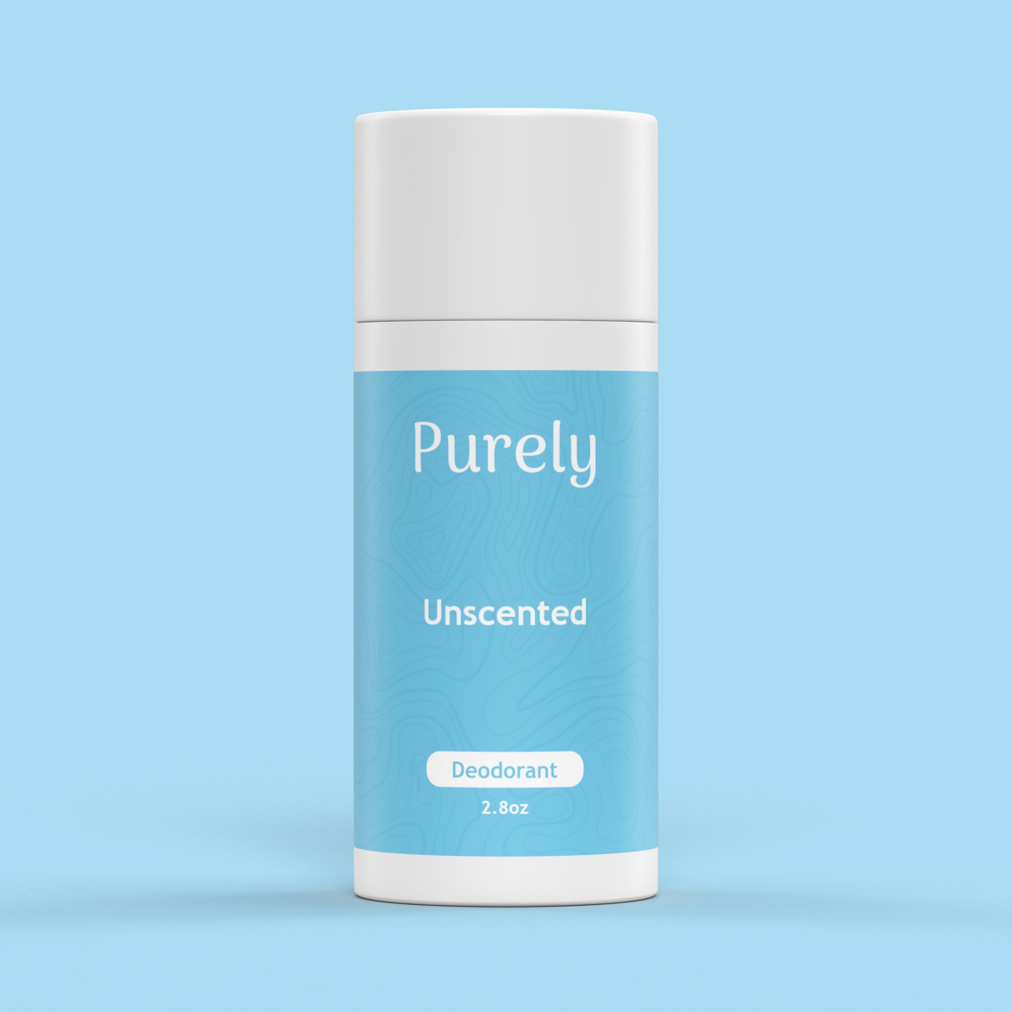 Tube of Purely unscented deodorant